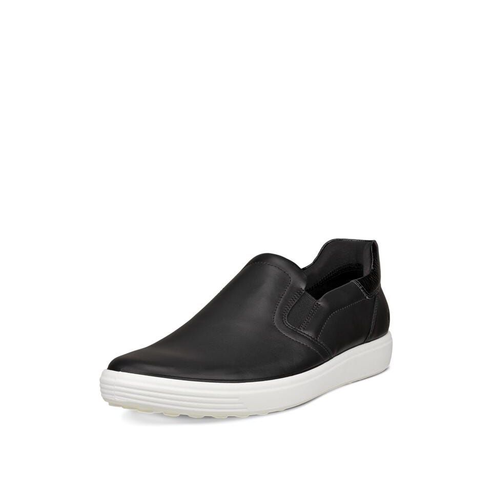470853 Soft 7 Slip-On, Color: Black/Patent Black, Size: 38
