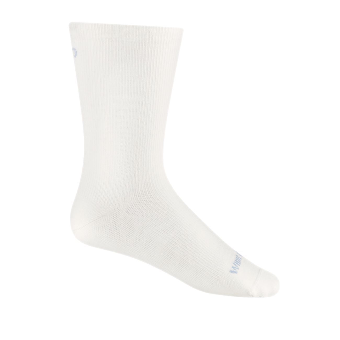 W Solid Basic Lightweight Crew, Color: White, Size: Small