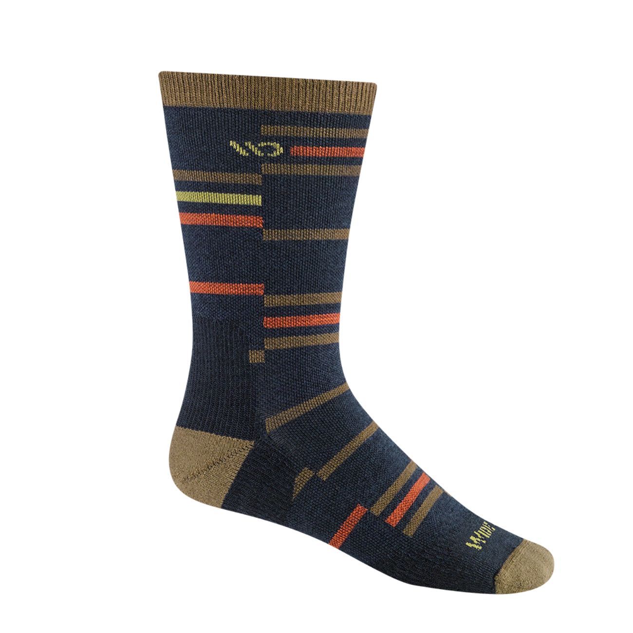 M Crossroad Crew Midweight Cushion, Color: Navy, Size: Medium