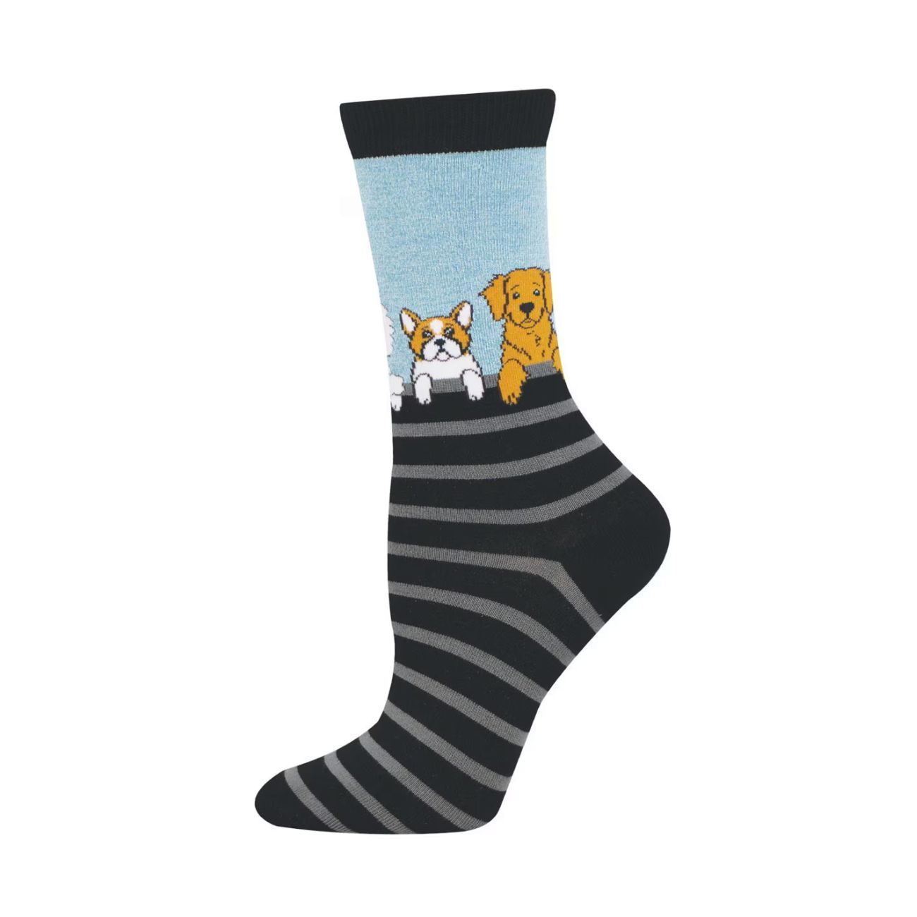 Dog Gone Stripes, Color: Blue Heather