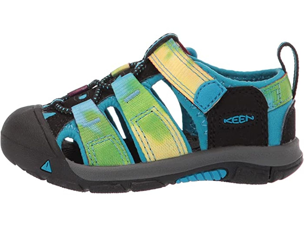 Kid's Newport H2, Color: Rainbow Tie Dye, Size: Toddler 5