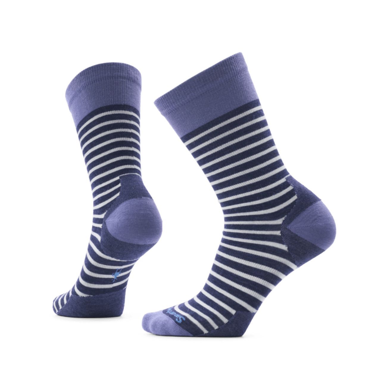 W Everyday Pin Stripe Crew, Color: Deep Navy, Size: Medium