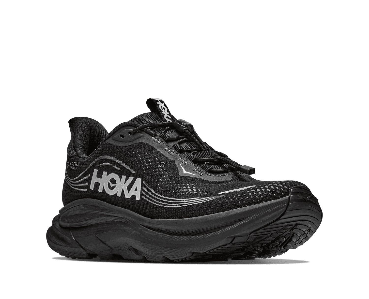 W Clifton 11 GTX, Color: Black/Black (BBLC), Size: 6 B