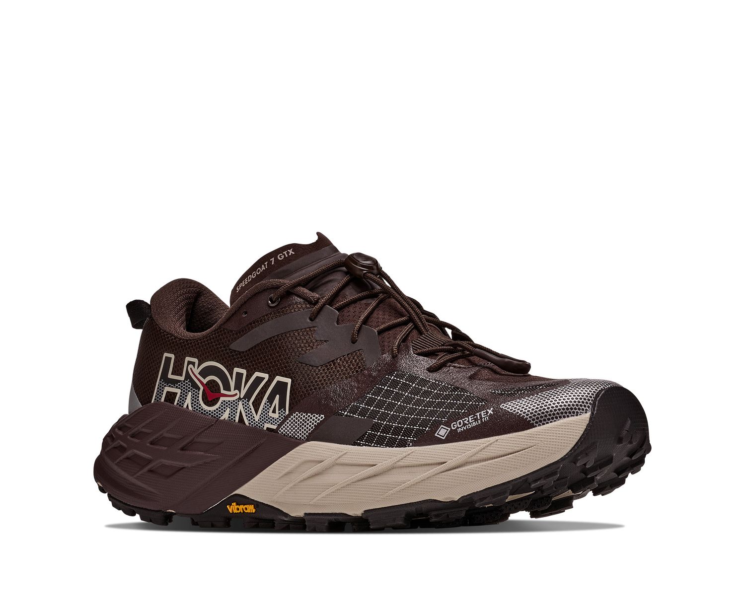 M Speedgoat 7 GTX, Color: Spiced Chocolate/River Rock Grey (SHCL), Size: 9 D