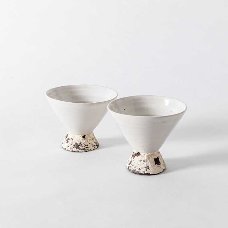 Pair of 'On the Rocks' Cocktail Cups