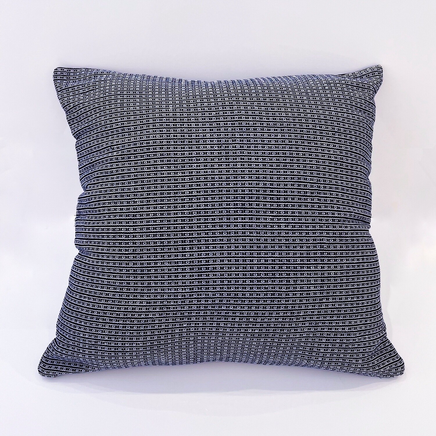 Indigo Cotton Throw Pillow