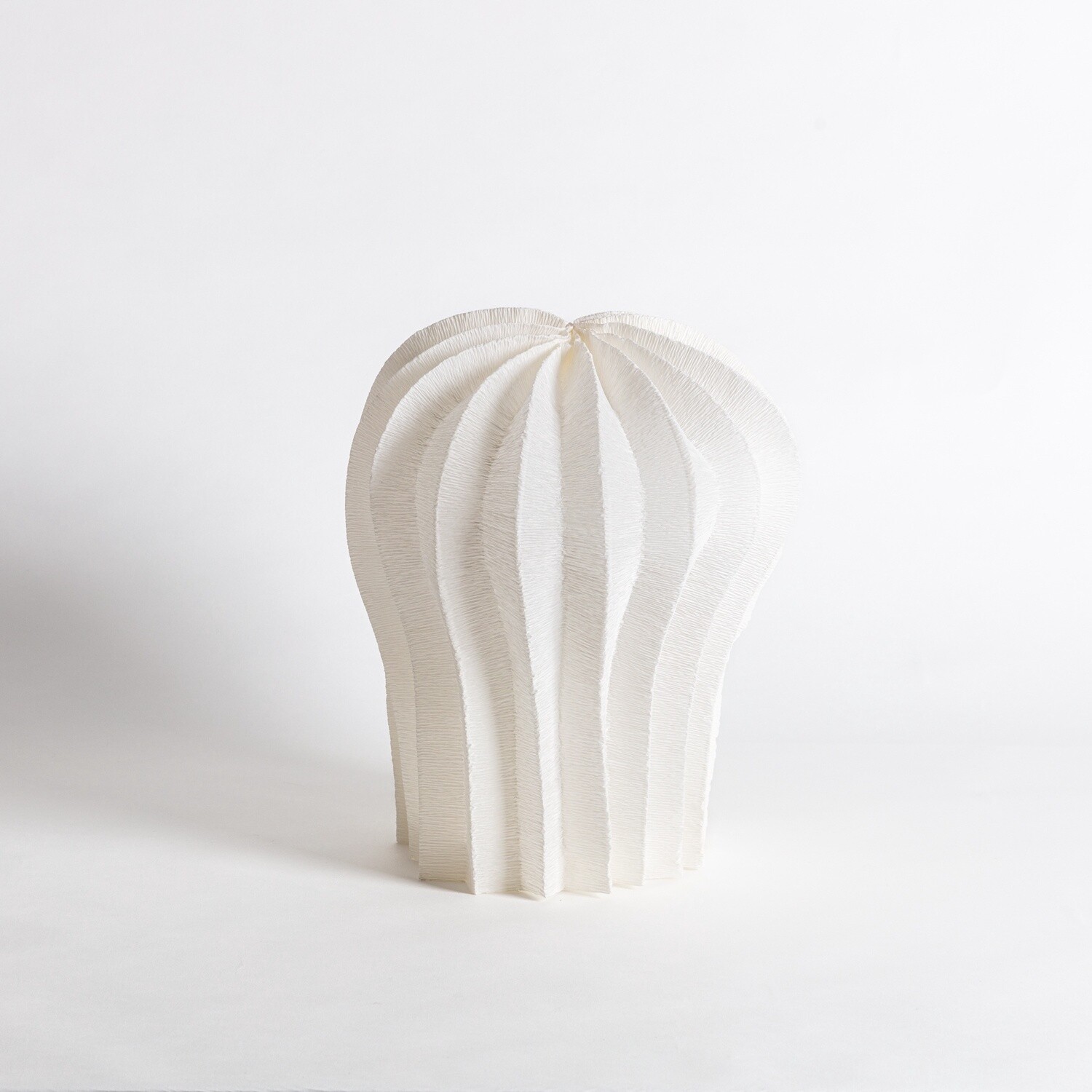 Rounded Mushroom Paper Light Sculpture