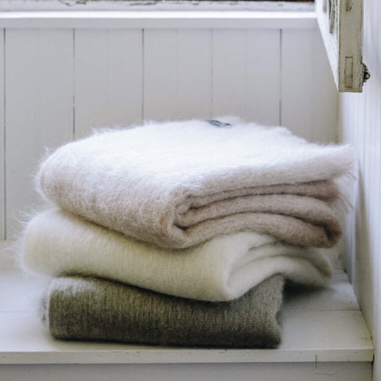 Mohair Boucle Throw