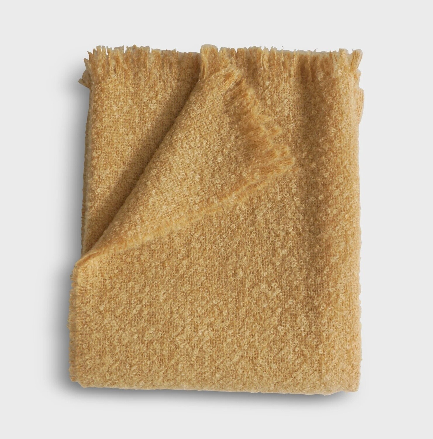 Mohair Boucle Throw, Colour: Sepia
