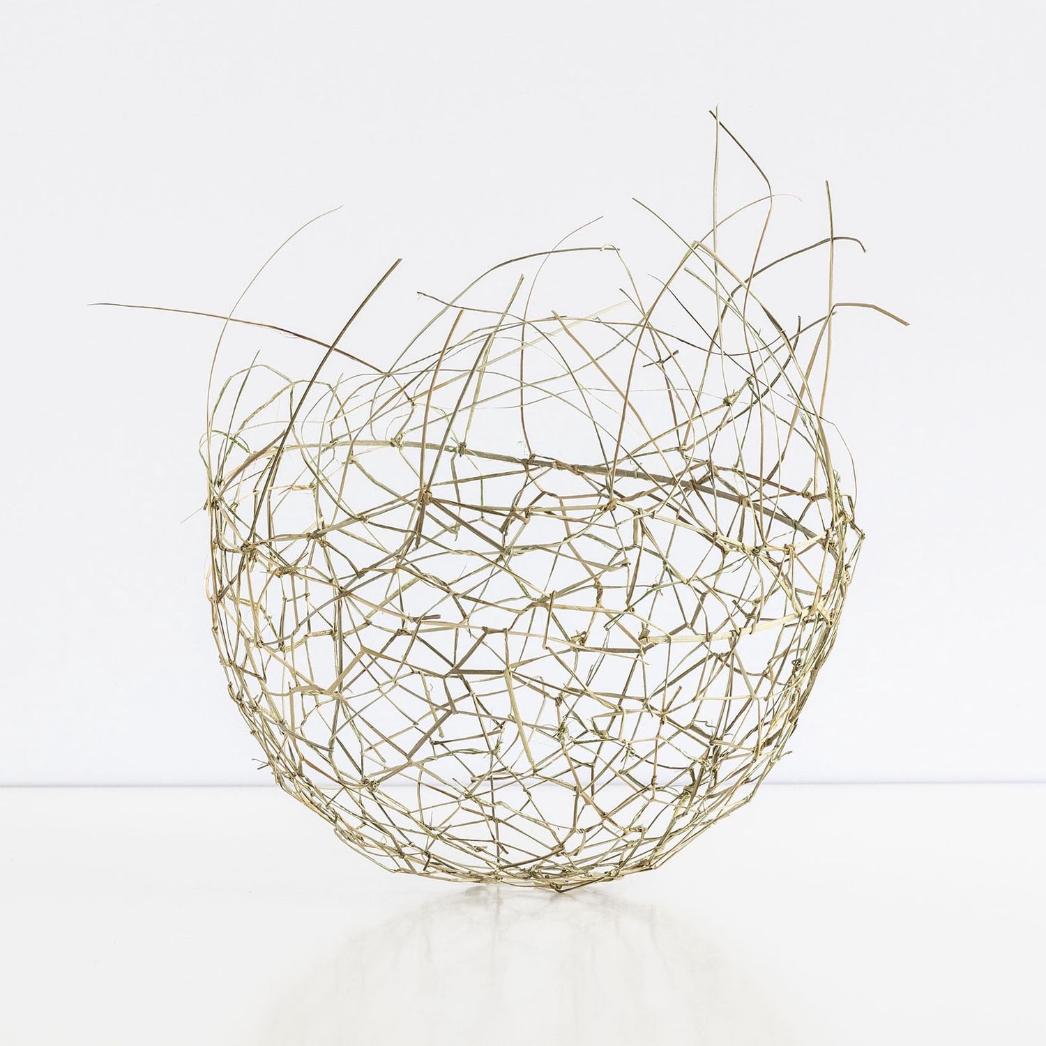 Raffia and Phormium Basket