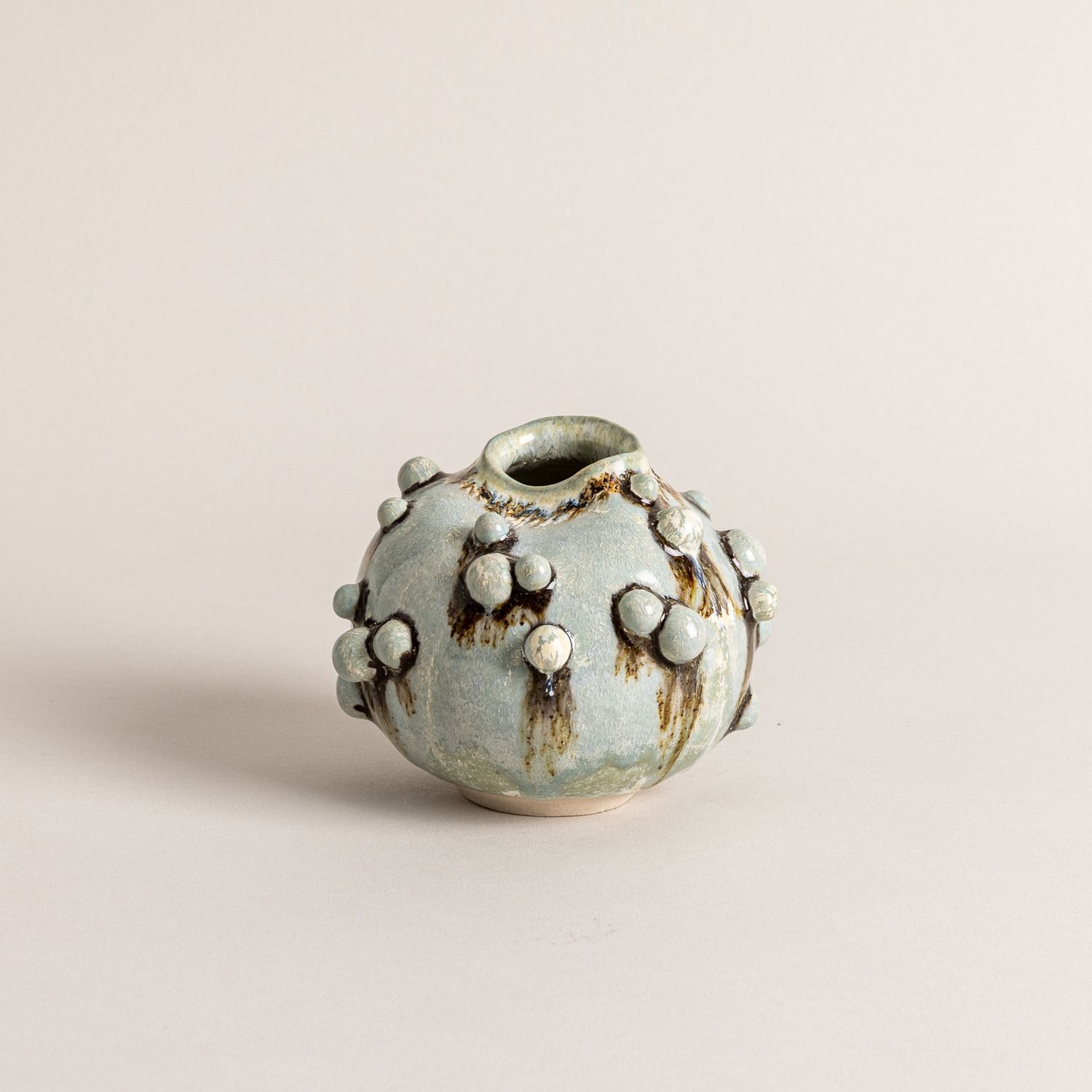 Light  Blue Bubble Vase n. 1