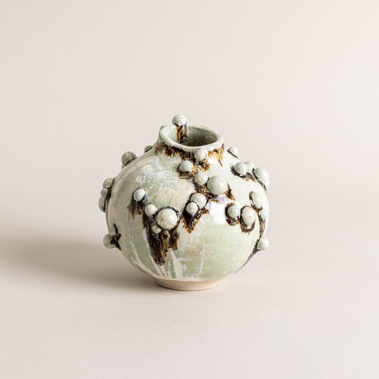 Light Blue Bubble Vase n. 3