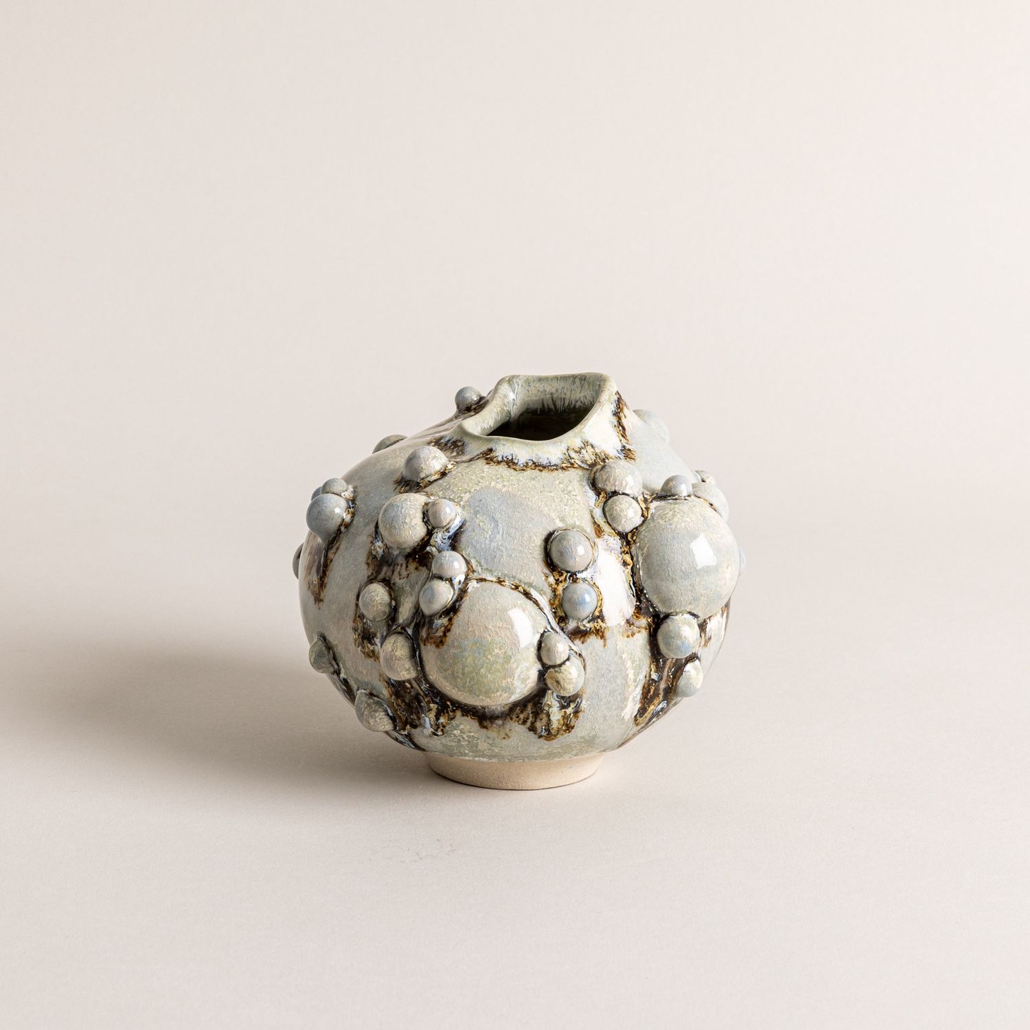 Light Blue Bubble Vase n. 4