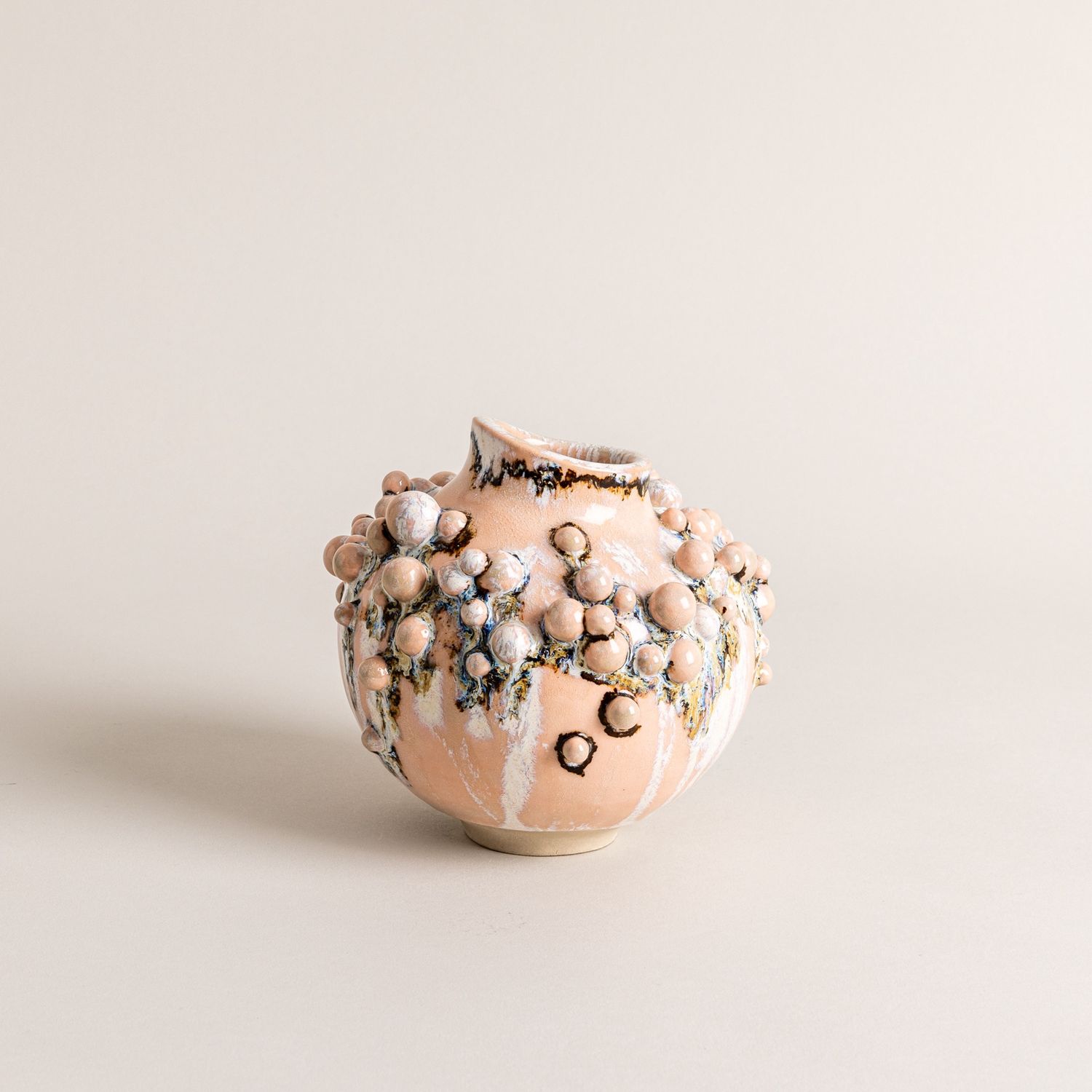 Pink Bubble Vase n. 3