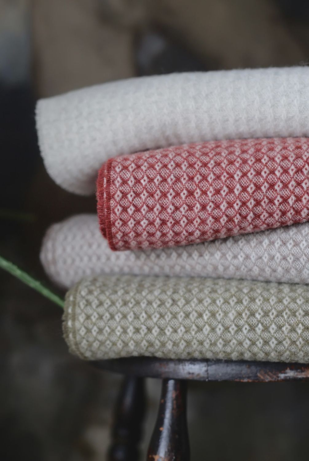 Diamond Merino and Cashmere Throw
