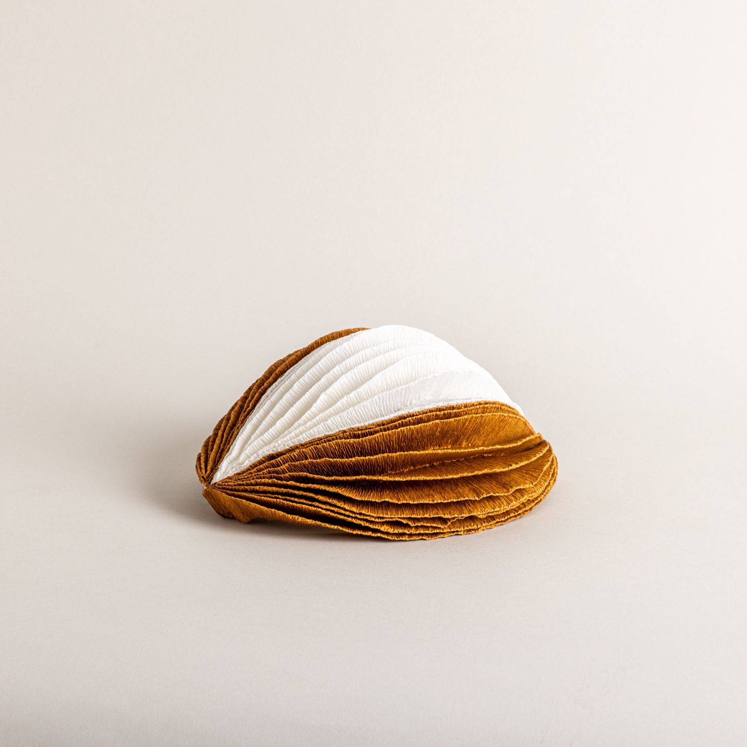 Pleated Paper Light Sculpture