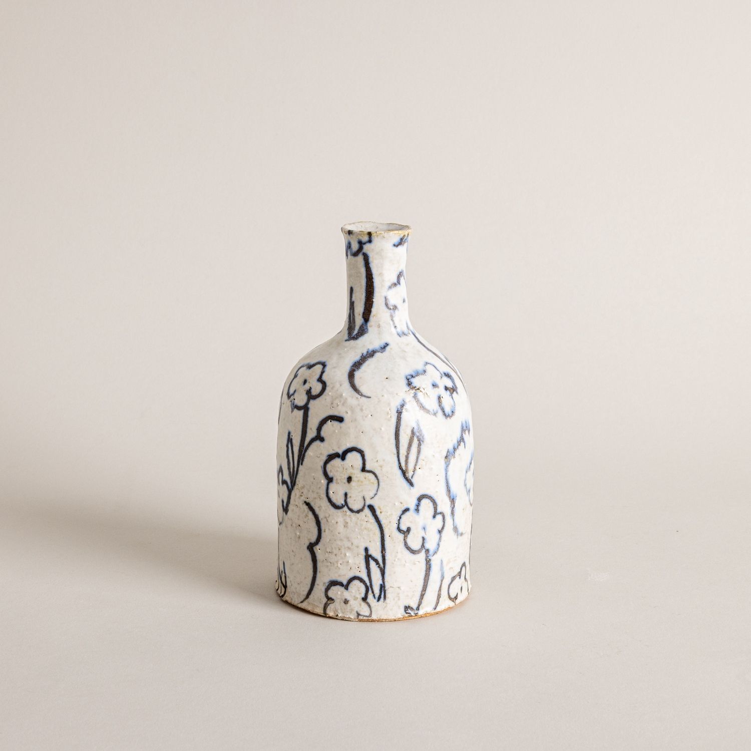 Floral Stoneware Vessel n. 2