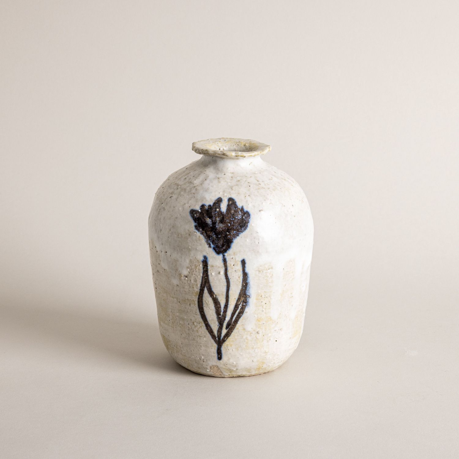 Floral Stoneware Vessel n. 3