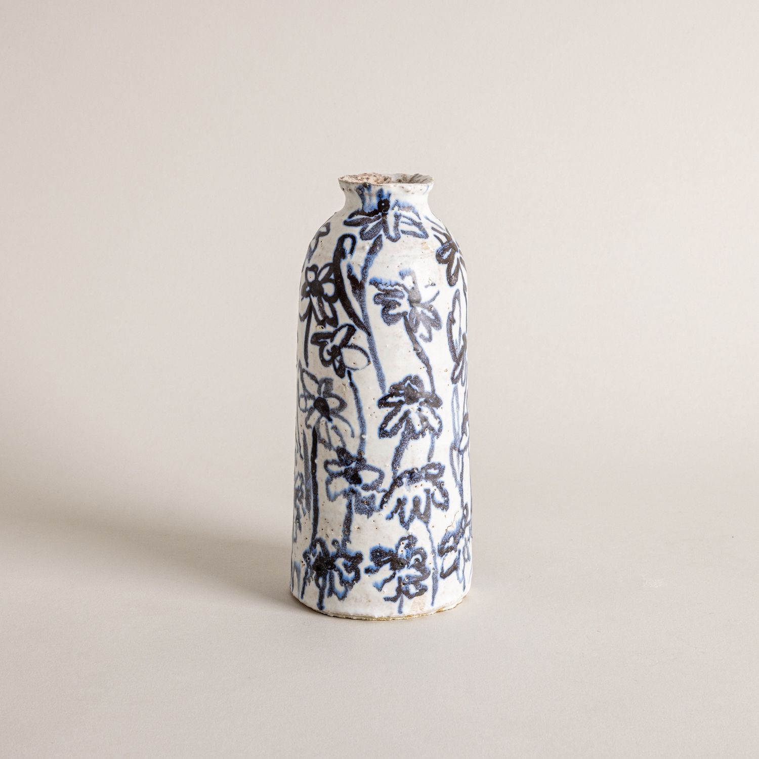 Floral Stoneware Vessel n. 4