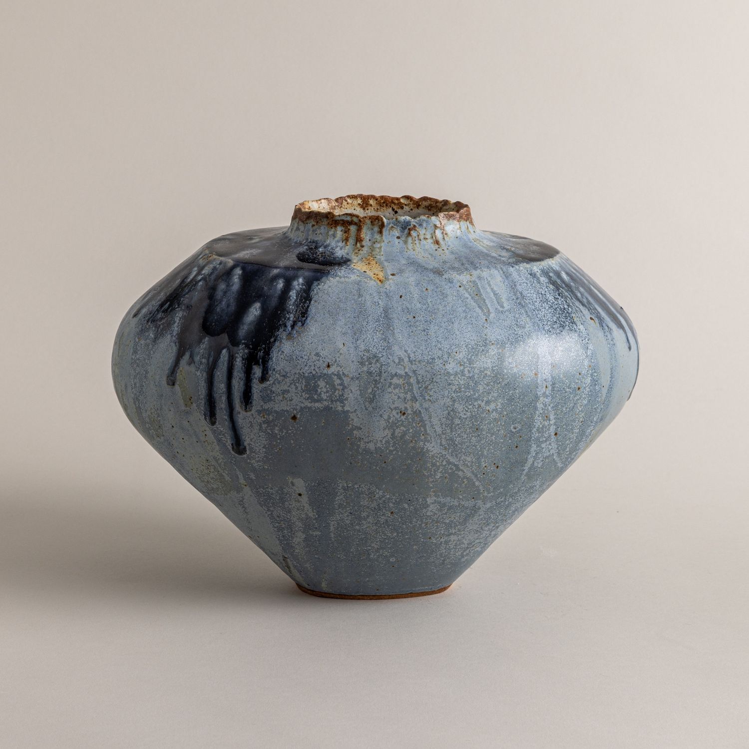 Oval Blue Vessel n. 18