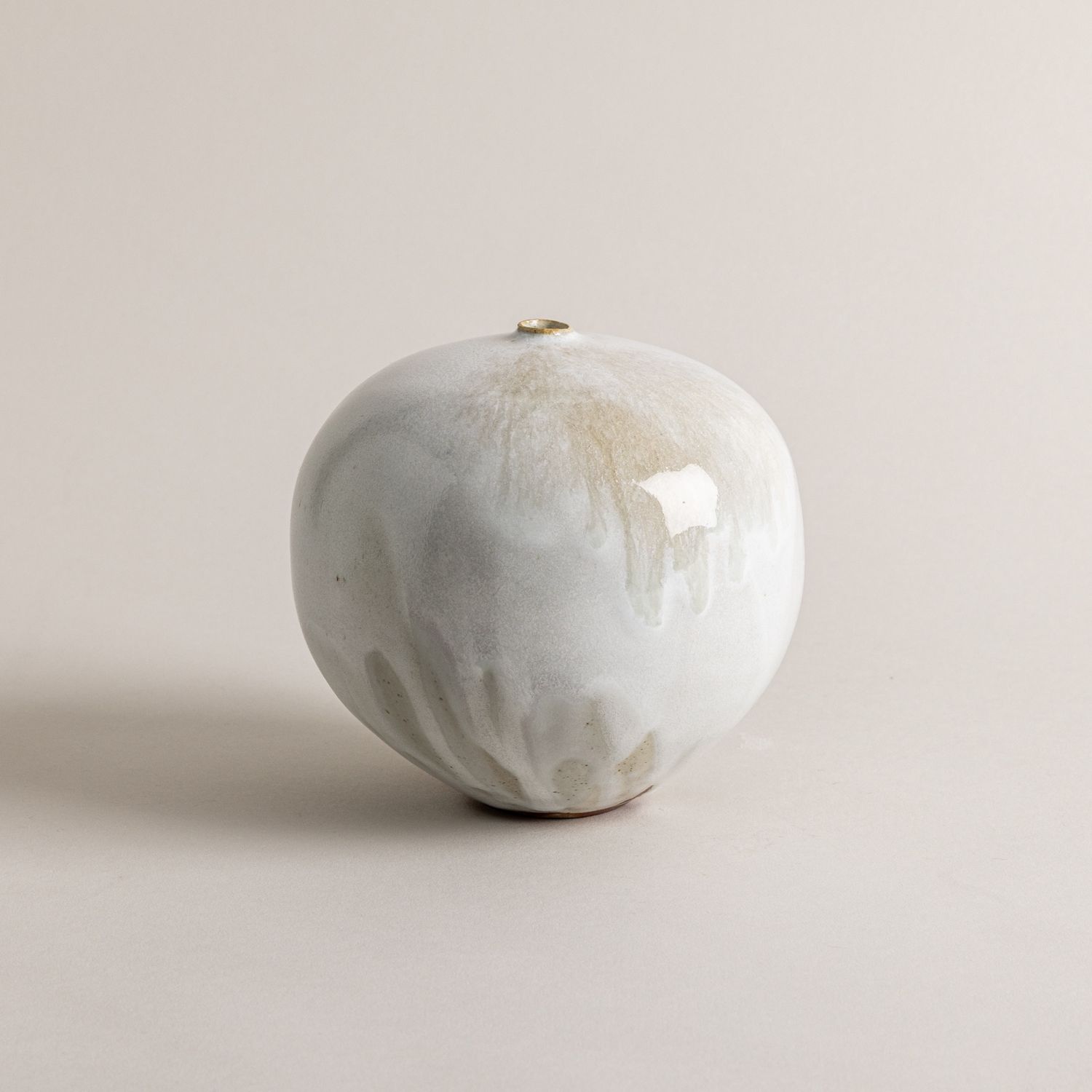 White Stoneware Vessel n. 21
