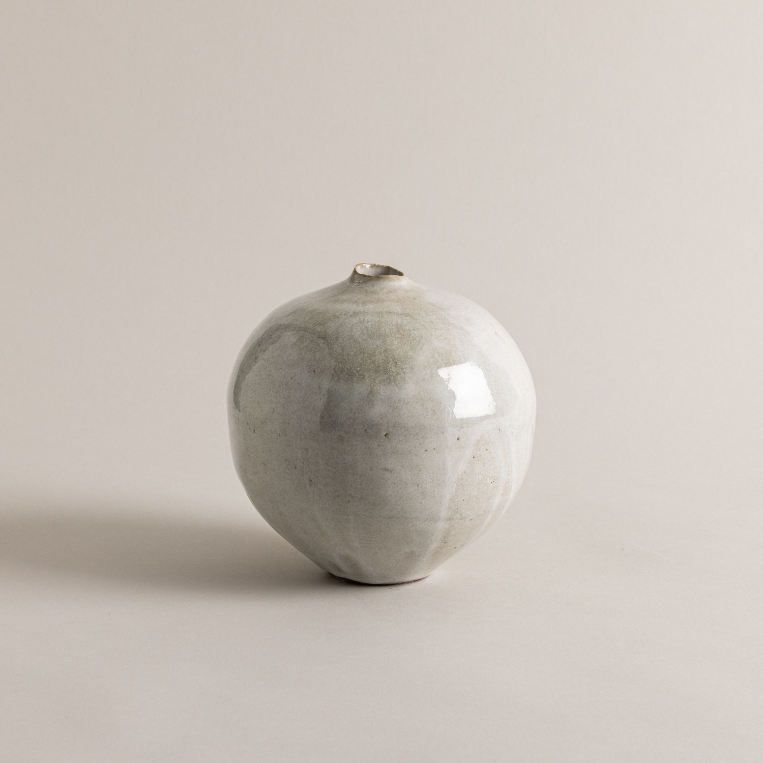 White Stoneware Vessel n. 22