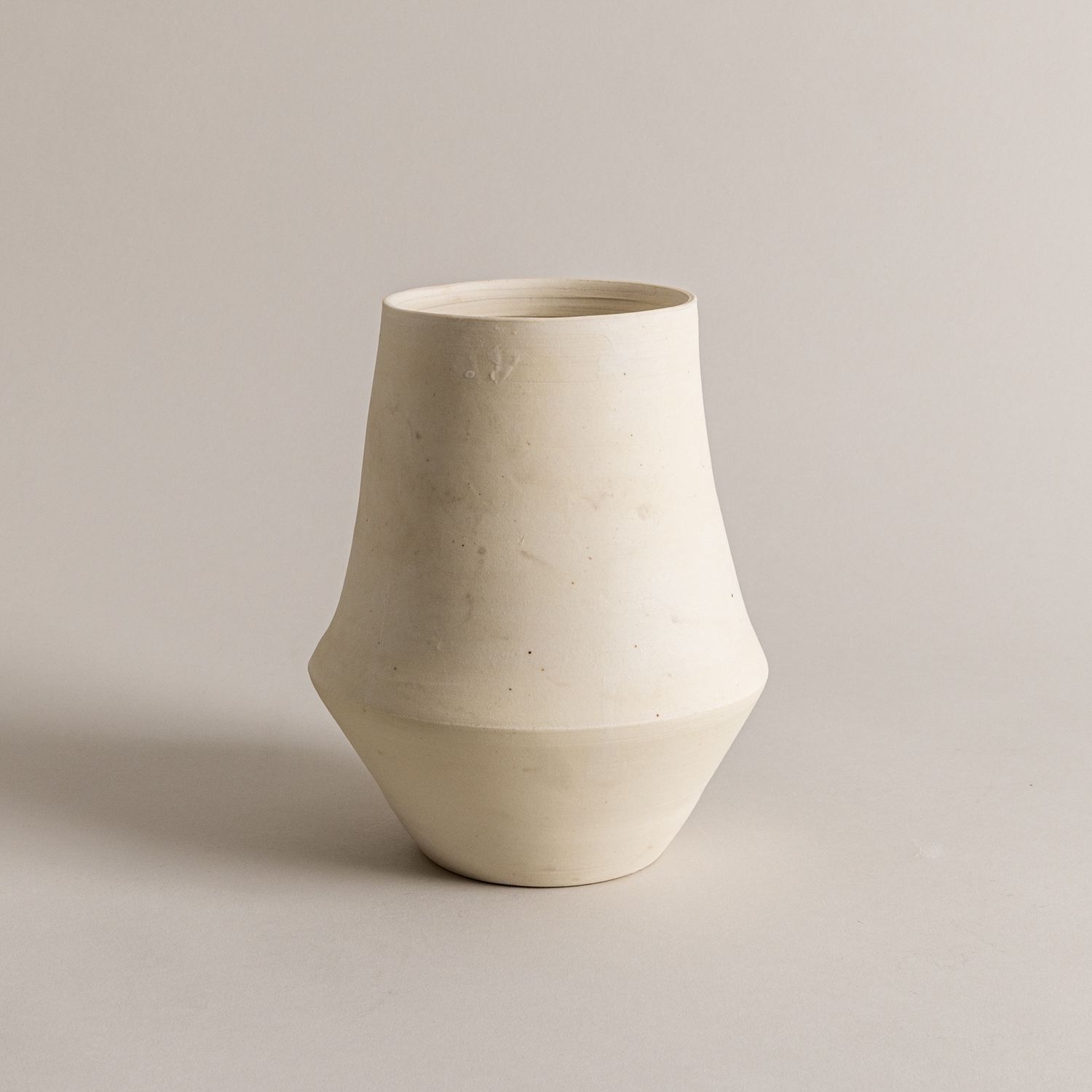 White Pointed Vessel