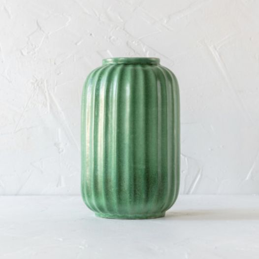 Green Ridged Vessel