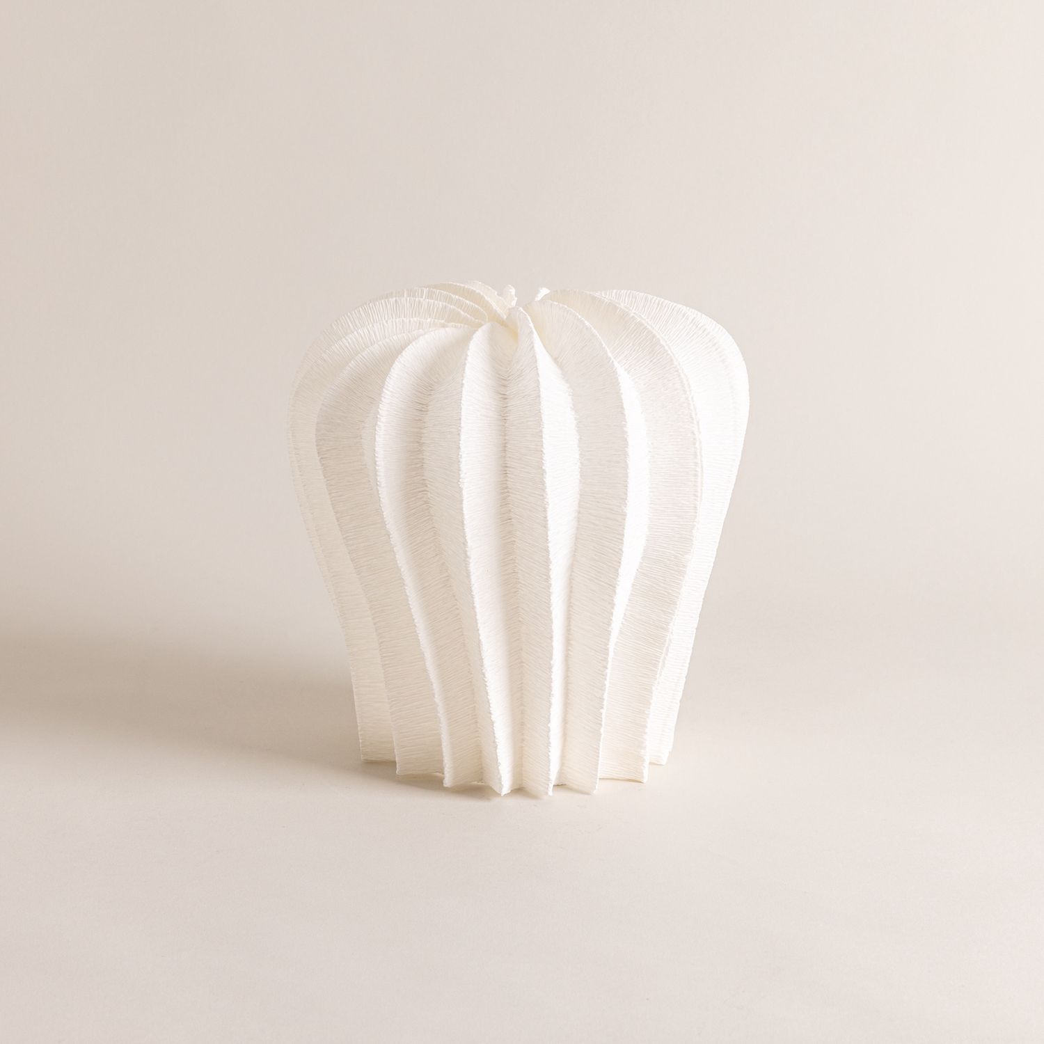 Rounded Mushroom Paper Light Sculpture