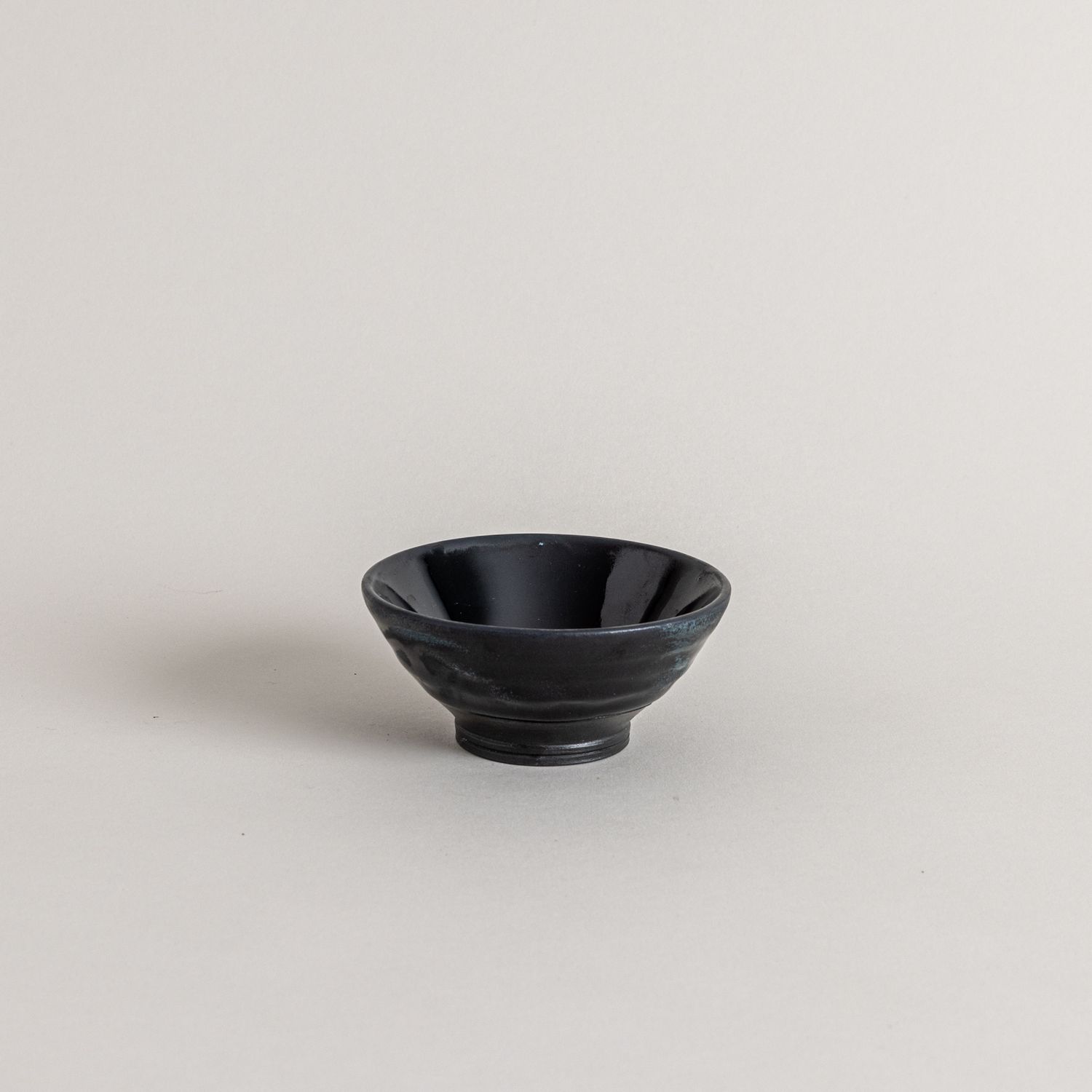 Blue on Black Porcelain Sakazuki