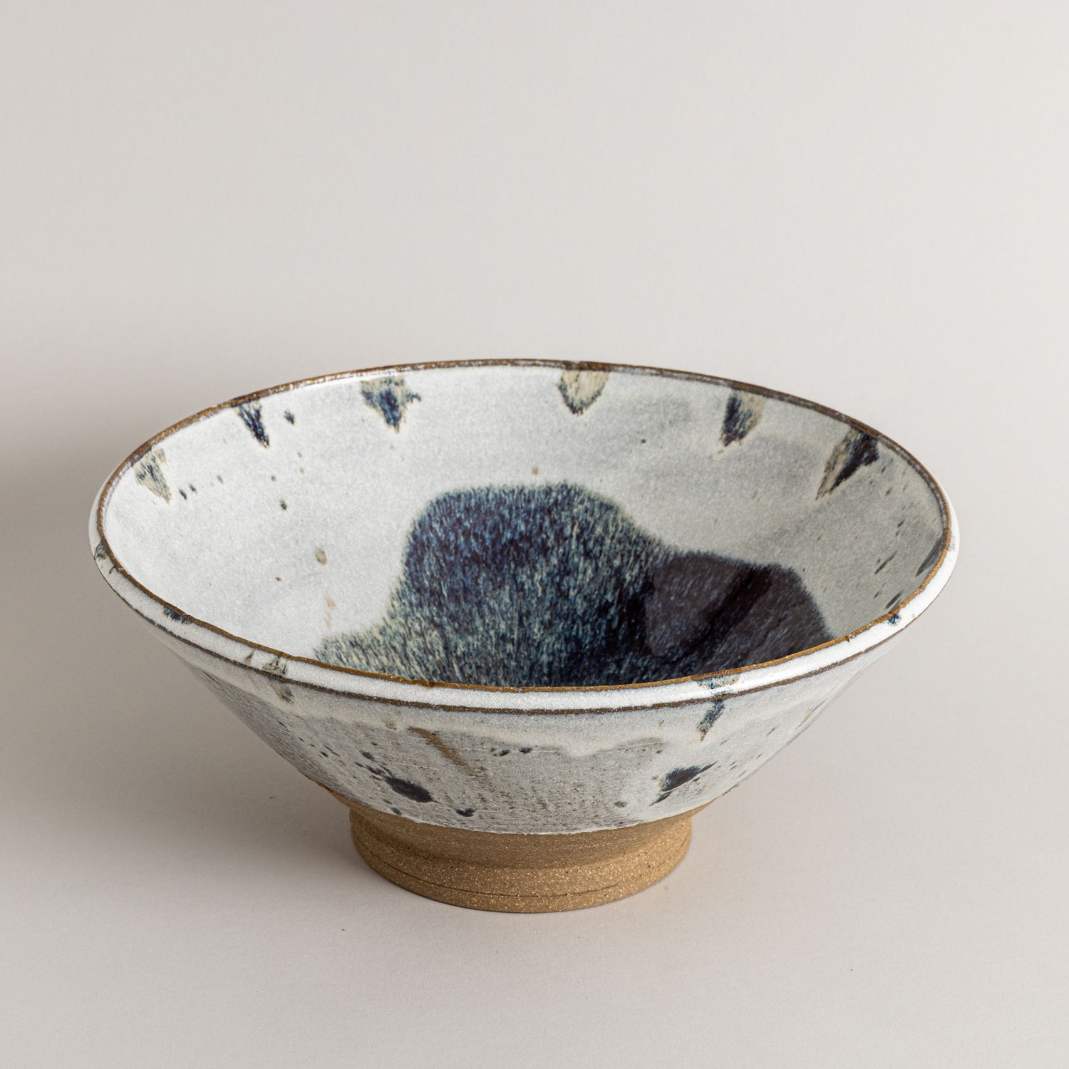 Large Stoneware Bowl with Spiral Arm Pattern n. 1