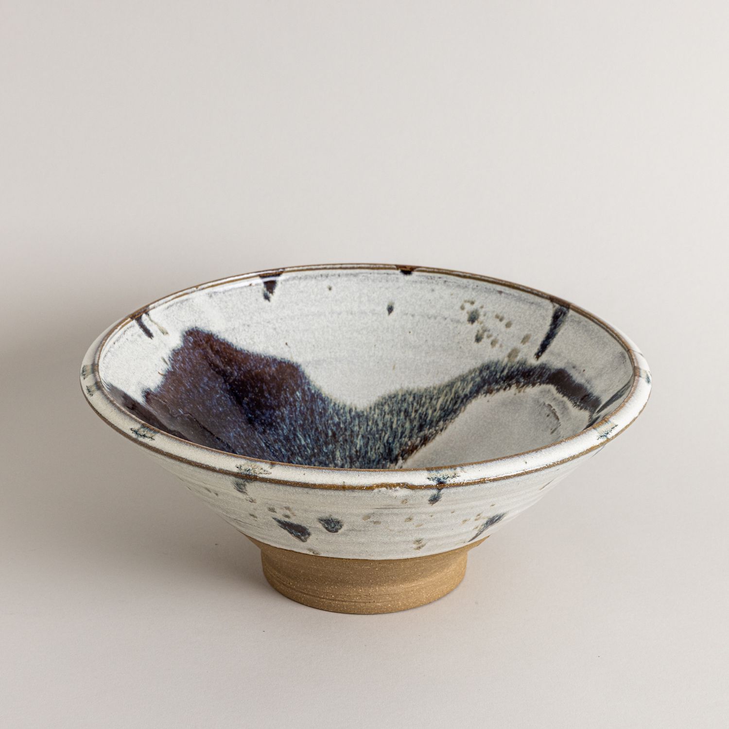 Large Stoneware Bowl with Spiral Arm Pattern n. 2