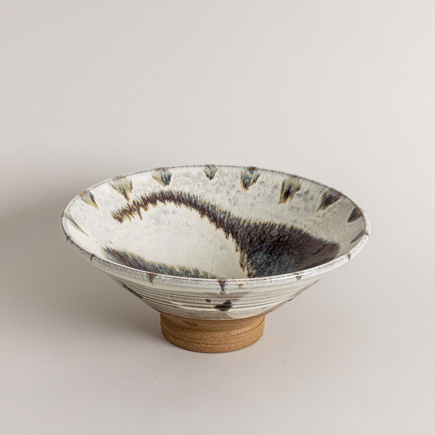 Large Stoneware Bowl with Spiral Arm Pattern n. 4