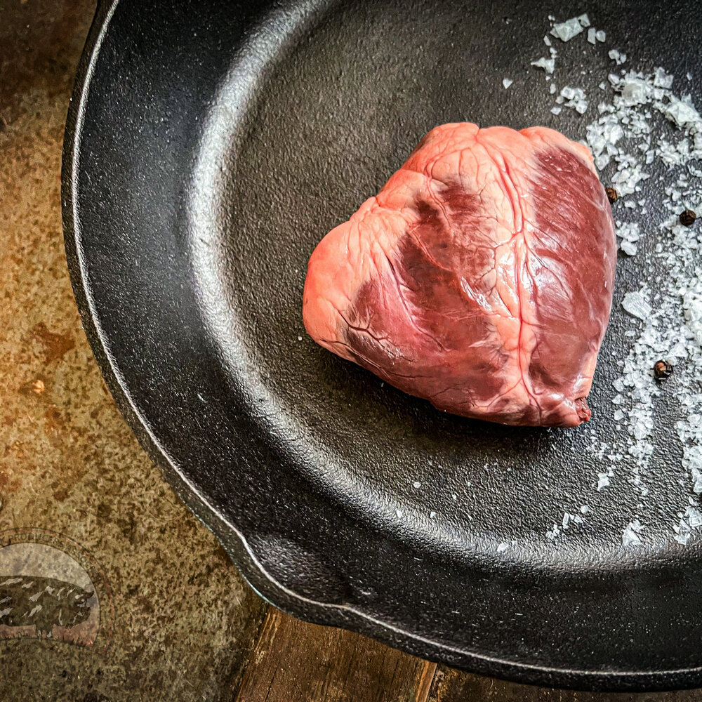 Pork Heart Kunekune Pasture Raised non GMO