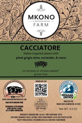 Salami | Cacciatore (Pork)