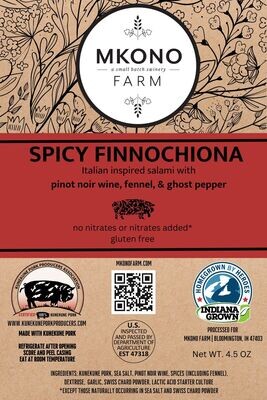 Salami | Spicy Finocchiona (Pork)