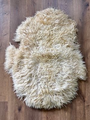 Curly Ivory Large Pelt
