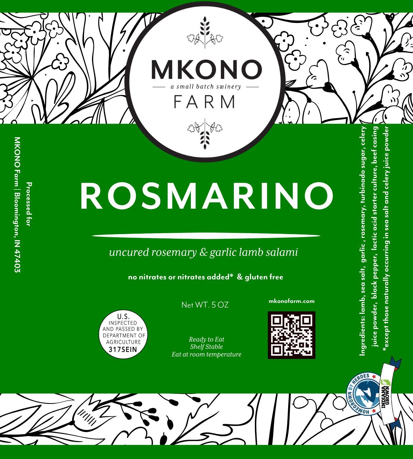 Salami (LAMB) | ROSMARINO Salami (LAMB) | ROSMARINO
