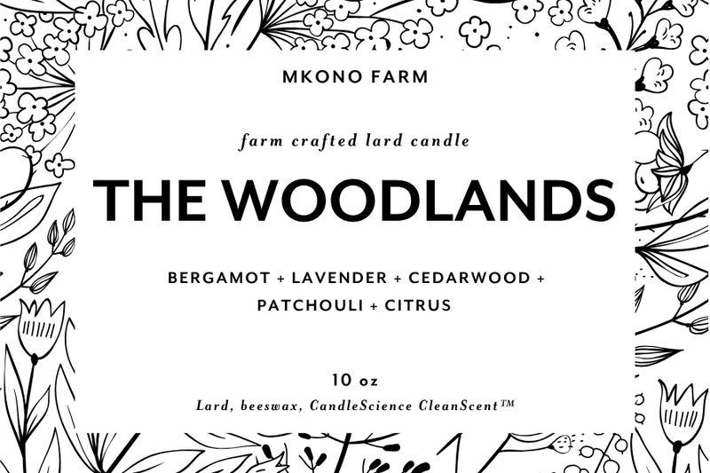Lard Candle - The WOODLANDS Lard Candle - The WOODLANDS