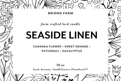 Lard Candle - Seaside Linen