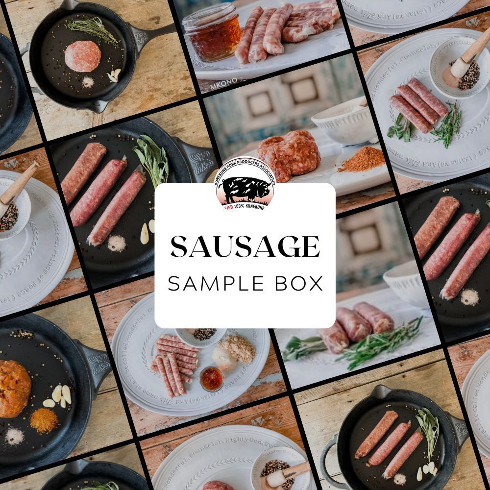 Kunekune Sausage Sampler Box Kunekune Sausage Sampler Box