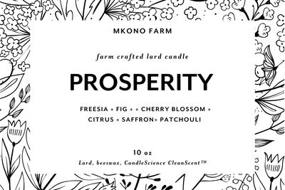 Lard Candle - Prosperity