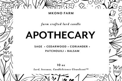 Lard Candle - Apothecary