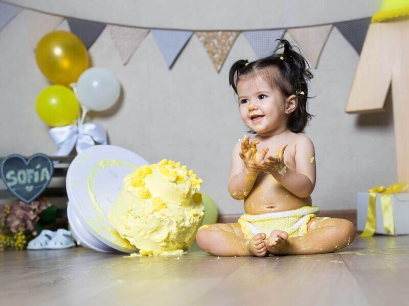 PRIMER AÑO con tarta (SMASH CAKE) + ÁLBUM DIGITAL