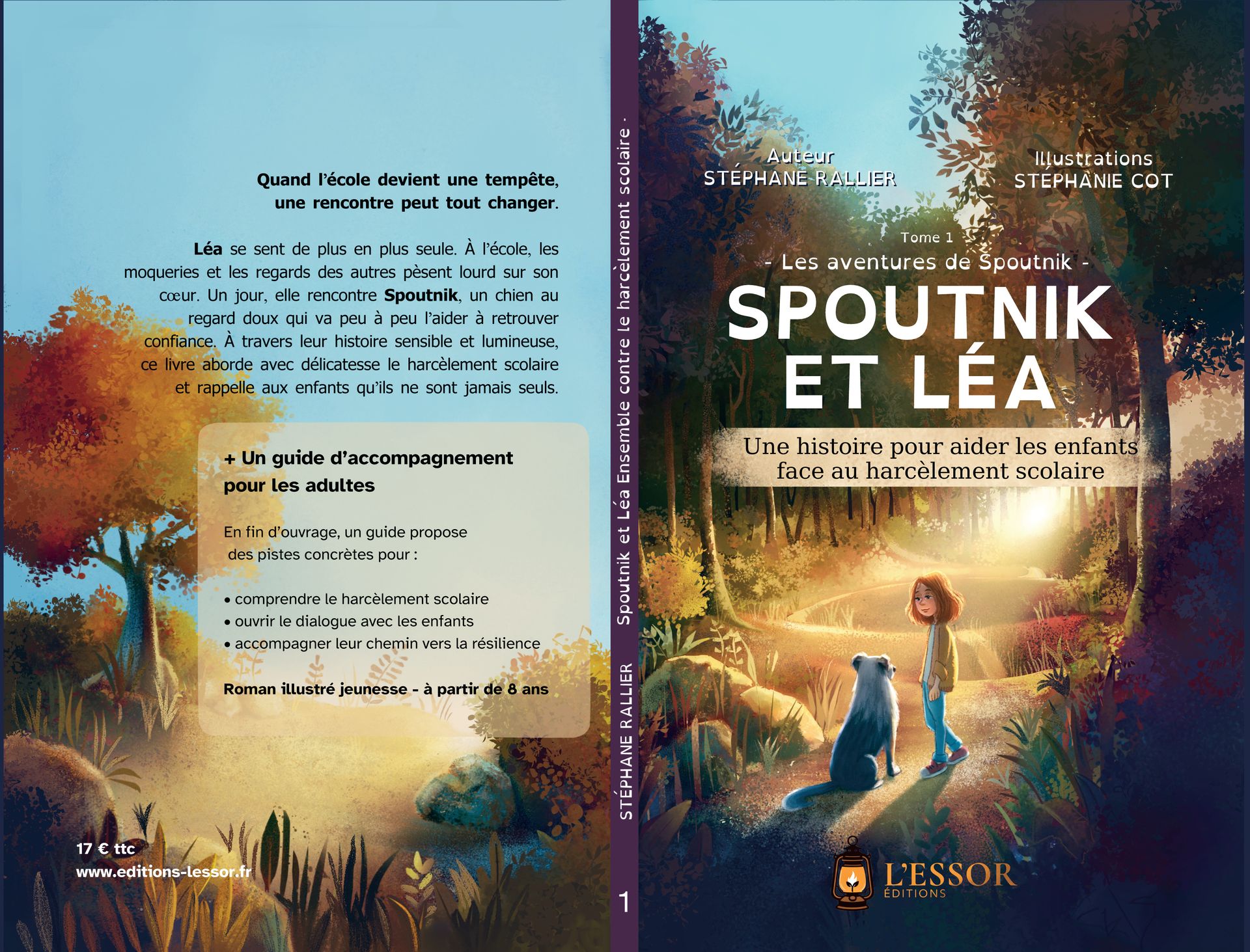 Spoutnik et Léa : ensemble contre le harcèlement scolaire Recto livre
