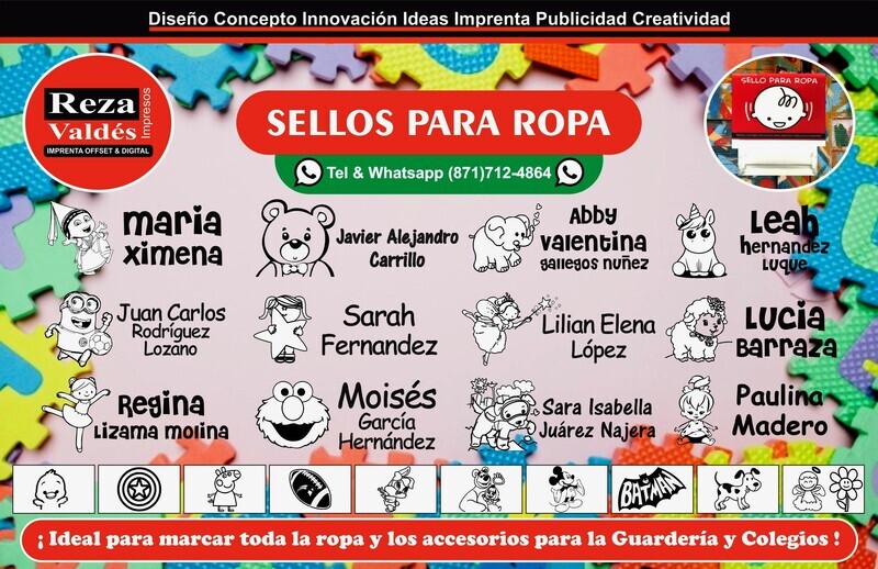 SELLO TEXTIL - ENVIO GRATIS