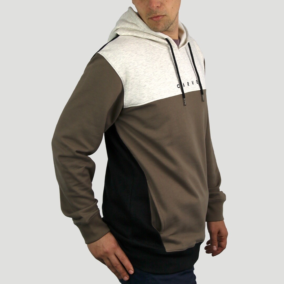 Side  Winder mens Paneled Hoodie CVM10277