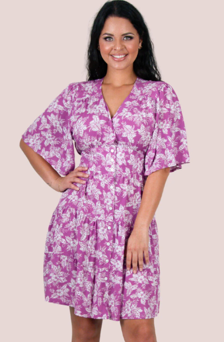 Tilly dress Aloha print