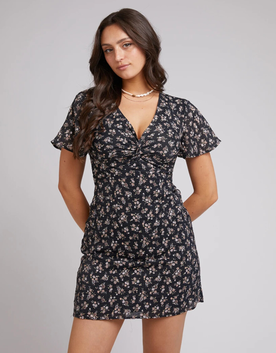 Maya Floral Mini  Dress