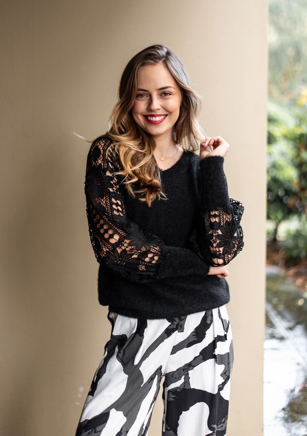 K3378 Crochet sleeve top
